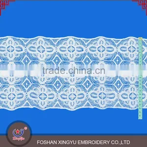 Economical Custom Design Affordable White Crochet Floral Lace Collars Neck Trimming in White Color thumbnail-1
