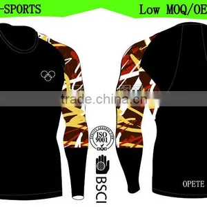 Lycra Body Suit Mma Rash Guard Custom Rash Vest Compression Shirt thumbnail-1