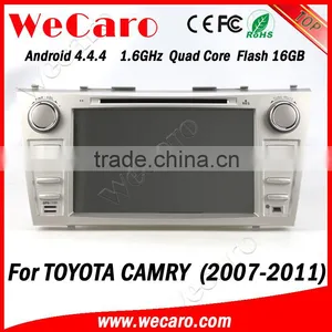 Wecaro WC-TC8006 Android 4.4.4 Car Stereo 1024 * 600 Android Car pc for Toyota Camry WIFI 3G A9 Cpu thumbnail-1