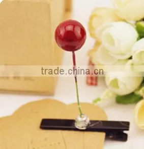 2015 Fashion Green Head Plants Grass Bean Sprout Flower Hairpin thumbnail-6