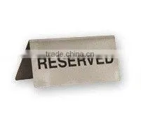 Stainless Steel Table Reserved Signs thumbnail-1