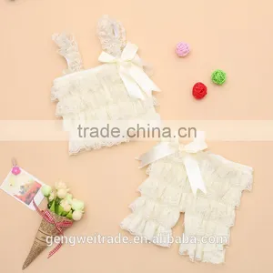 Baby Clothes Baby Girls Outfits Baby Romper Sets (romper +pants) thumbnail-2