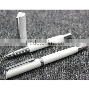 Fashion White With Silver Plated Pen thumbnail-1