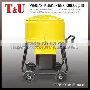Manual Mini Concrete Mixer,concrete Mixing Machine ,pan Concrete Mixer With China thumbnail-1
