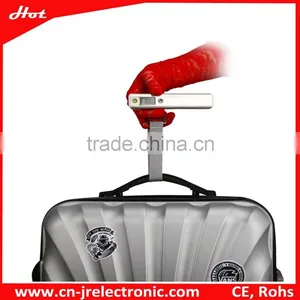 50kg Stainless Steel Portable Digital Luggage Scale Travel Scale Weigh Scale With Green Backlit thumbnail-1