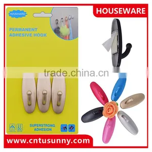 2016 Hot New Product Plastic Adhesive Wall Hook thumbnail-5
