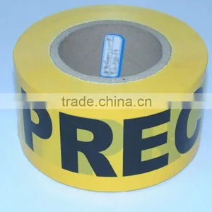 Caution Tape Yellow With Black Words PERCAUCION on the PE Film SGS and TUV Certification Caution Tape thumbnail-4