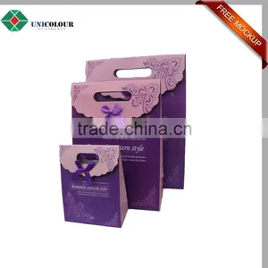 Custom Logo Printed Paper Carrier Bag for Biscuit thumbnail-1