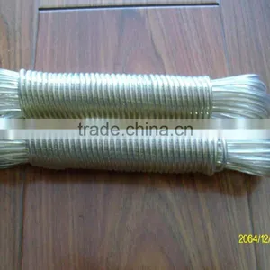 PVC Plastic Clothesline Rope WITH Wire Core/ pp Multifilament/ Twisted Rope Quality Choice thumbnail-1
