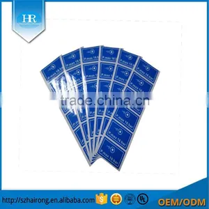 High Quality Glossy Lamaniation Silk Screen Printing Covering Film Packing Labels thumbnail-2