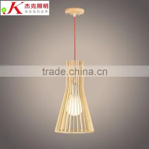 Modern Vintage Fancy Style Wood Pendant Lamp Lighting JK-8005B-03 Wooden LED Pendant Light thumbnail-4