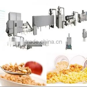 150-500kg/h Original Taste Corn Flakes Making Machine Corn Flakes Extruder Line for Sale thumbnail-1