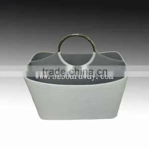 Basket ,leather Gift Basket , Laundry Basket ,,Magazine Basket With Metal Handle Magazine Holder Storage Box thumbnail-1