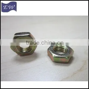 Hex Thin Nuts Steel M10X1,yellow Zinc Plate thumbnail-2