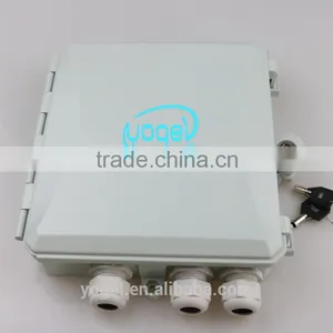 China Supplier O Ptical Plastic Box 12 Core Fiber Optic Termination Splitter Box thumbnail-1