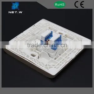 Network Use Telecome Female Connector Cat6 RJ45 Faceplate Keystone thumbnail-1