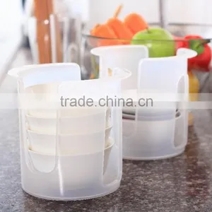 PP 16.8*13.8*15 Kitchen Utensil Plastic Dish Rack/unique Dish Rack/plastic Storage Rack thumbnail-1