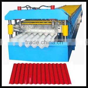 Double Layer Corrugated Trapezoidal Roof Tile Wall Panel Machine Glazed Tile Forming Machine Floor Decking Forming Machine thumbnail-4