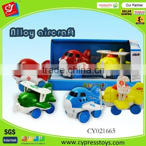 Fashion Mini Free Wheel Die Cast Airplane Toys Set Quality Choice thumbnail-1