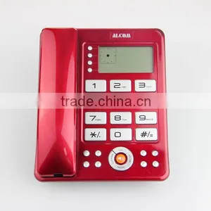 Fashion Red Handsfree 2 Line Caller id Telephone Set thumbnail-5