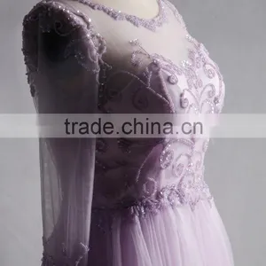 RSE714 Lilac Homecoming Dresses Rhinestone Long Evening Prom Dress thumbnail-5