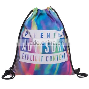 Online Shopping 3D Full Print Parental Holo Custom Drawstring Shoe Bag thumbnail-1