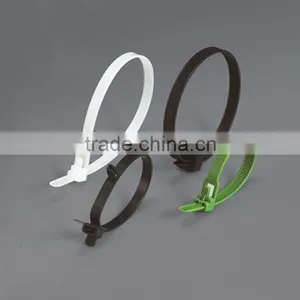 Movable Adjustable Noose Nylon Plastic Cable Ties CE ROHS Certificated Nylon Cable Tie thumbnail-1