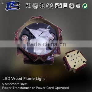 2016 New Design 12v Party LED Aftifical Wood Fire Flame Light in Red Cloth thumbnail-6