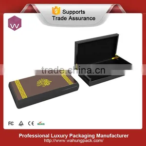 Empty Inside Black Glossy Painting Chocolate Box With Two Floors thumbnail-3