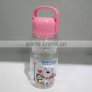 BPA Free Plastic Children Water Bottle With Dome Lid Plastic Milk Bottle Cartoon Drinking Bottle thumbnail-1