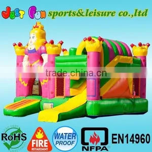 Inflatable Princess Jump Castle for Sale thumbnail-1