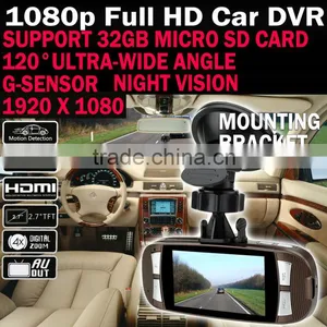 G1W 2.7" DVR Camera Cam HD Camcorder Video HDMI 1080p G-sensor Dash Car Recorder thumbnail-2