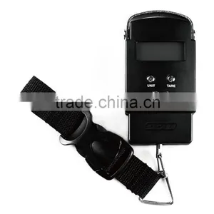Blue Backlit LCD Digital Luggage Scale Black Portable Scale 2* AAA Battery thumbnail-1