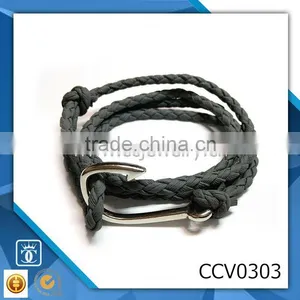 Diy Bracelet for Men Fashion Bracelet Charm Bracelet Wholesale Handmade Leather Bracelets Leather Bracelet Designs thumbnail-1