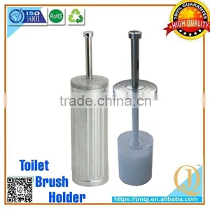 Bathroom Powder Coating Customized Color Toilet Brush and Holder Set thumbnail-1