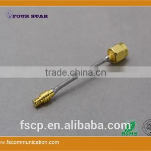 60mm RG405 Cable Assembly With SMA Male to MCX Male Connectors thumbnail-1