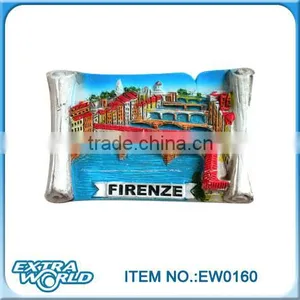 Barcelona Resin Fridge Magnet With Rubber Back Magnet thumbnail-5