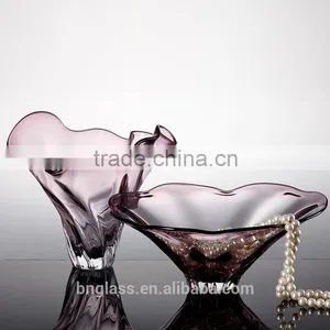 Promotion High-quality Purple Crystal Glass Plate thumbnail-1