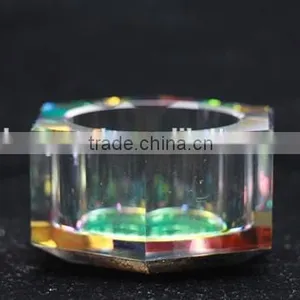 Transparent Crystal Glass Bowls With Lid Kitchen Decoration thumbnail-4