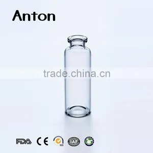 Clear Small Pharmaceutical Glass Bottle With Cap thumbnail-1