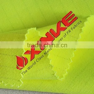HI-VI Yellow Modacrylic/cotton Flame Retardant Fabric thumbnail-1