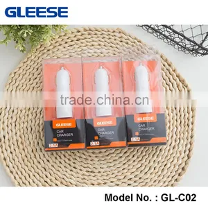 Two Color Dual USB Smart IC Custom Car Portable Charger Mobile Phone Car Accessories thumbnail-3