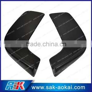 Carbon Fiber Car Front Lip Spoiler Bumper Flap Car Splitter 2pcs thumbnail-1