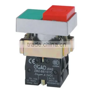 GB2-BL8425 CNGAD Double Heads Red and Green On-off Pushbutton Switch thumbnail-1