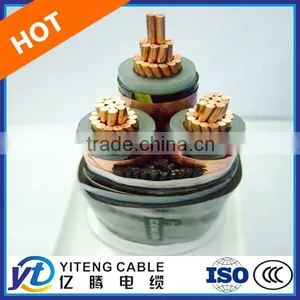 Top Quality 6-35KV Medium Voltage XLPE Insulated PVC Jacket Three Cores Power Cable thumbnail-4