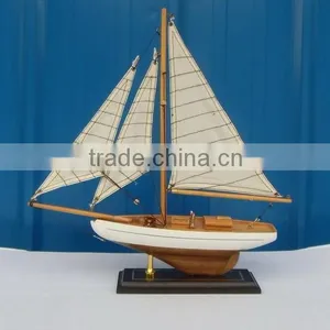Wooden Sail Boat Model thumbnail-1