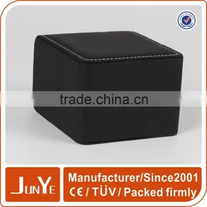 Logo Printed Handmade Packaging Luxury Leather Branded Watch Box thumbnail-2