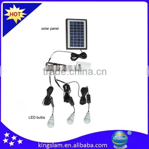 Mini Solar Powered Led Lights With 3 - 4 Led Bulbs thumbnail-1