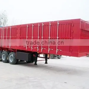 Competitive Low Price High Quality 50ton 60ton 70ton CIMC 2016 New 3 Axle Side Wall Semi Trailer for Sale thumbnail-4