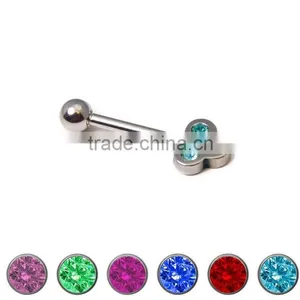 Vintage Gem Barbell Eyebrow Eing thumbnail-1